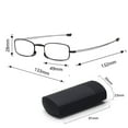 thumbnail image 3 of Folding Reading Glasses With Mini Flip Top Carrying Case For Fashion Men And Women Rotation Eyeglass, 3 of 4
