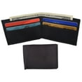 thumbnail image 2 of Children/Kids Slim Black Leather Lamb Mini Bifold Wallet 85, 2 of 18