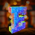 thumbnail image 5 of DAMAI 26 Letter LED Marquee Letter Lights Light Up Letters Glitter Alphabet Letter Sign Battery Powered for Night Light Birthday Party Wedding Gifts Home Bar Christmas Valentine's Day Decoration, 5 of 9