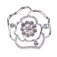 thumbnail image 5 of Hyasfey Hollow Glossy Rose Flower Brooch Sparkling Rhinestones Inlaid Pin Luxury Wedding Dress Badge Women Sweater Coat Jewelry Accesorries, 5 of 8