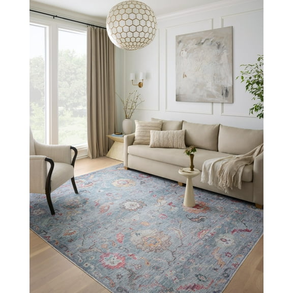 Loloi II Elysium Graphite / Multi 7'-6" x 9'-6" Area Rug