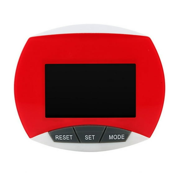 huanledash 1 Set Digital Pedometer High Clearly Accurate Reading Sensitive Touch Button Electronic Large Screen Pedometer Running Use
