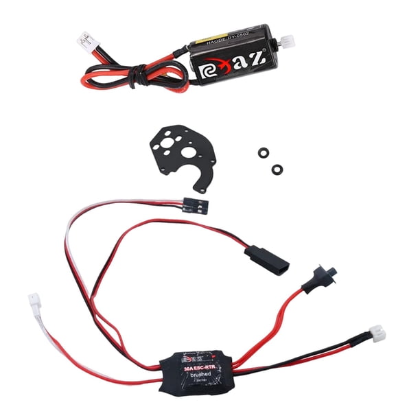 controlador de velocidad 1/24 RC Motor cepillado con 30A ESC para Axial SCX24 Axi00004 DIY camiones modificados RC Hobby Car , 66T 66T Magideal controlador de velocidad