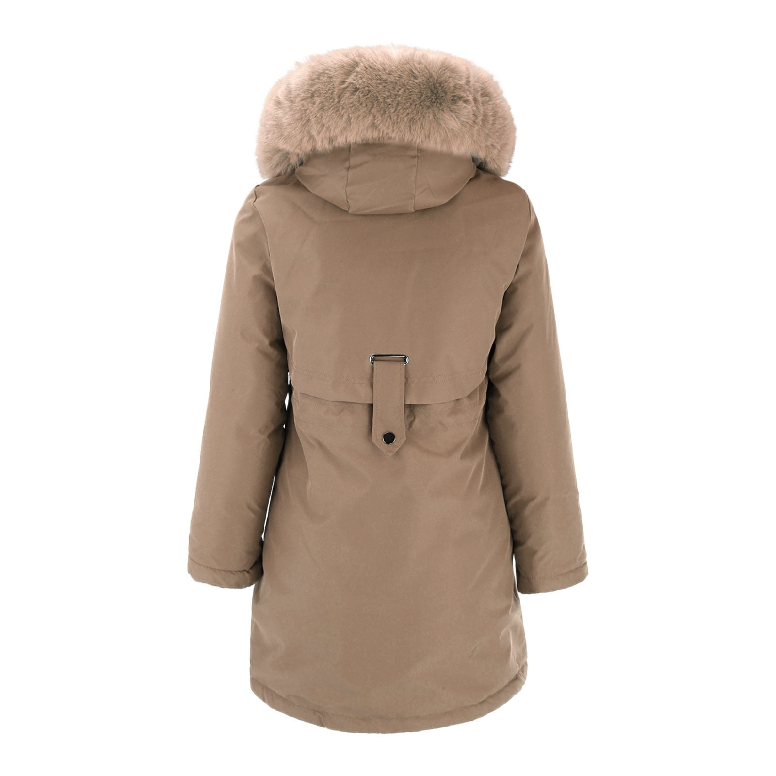 Tiqkatyck Trench Coat on Sale, Women's Winter Jacket Hooded