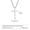 Silver - Small Cross - 55cm, variant on Cross Necklace for Men Women,Plain Cross Pendant Collar with Box Chain Gift-Silver - Small Cross - 55cm