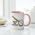 thumbnail image 4 of CafePress - Banjo Keep On Pickin' Mug - 11 oz Ceramic Mug - Novelty Coffee Tea Cup, 4 of 4