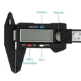 thumbnail image 3 of Vernier Caliper Electric Digital Display Ruler Portable Crafting Woodworking Measuring Caliper Ruler, 0-150mm, 3 of 9