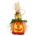 thumbnail image 2 of Linterna de calabaza de Halloween decorativa para celebrar la decoración del hogar, porche interior Sombrero verde, 2 of 6