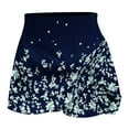 thumbnail image 5 of HUPOM Skirt With Shorts Women Athletic Shorts Chino High Short Tennis Navy XXL, 5 of 5