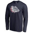 thumbnail image 2 of Men's Navy Gonzaga Bulldogs Primary Team Logo Long Sleeve T-Shirt, 2 of 3