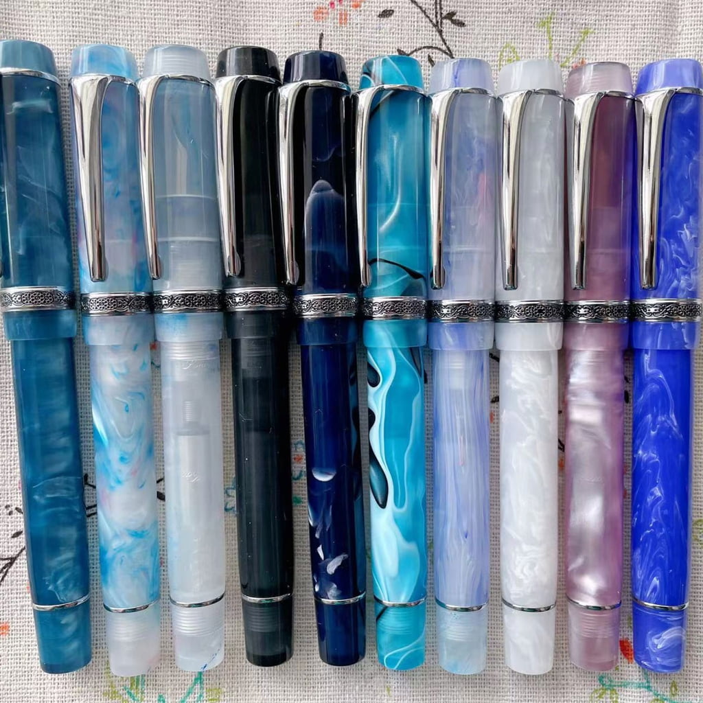 Acrylic Fountain Pen Writing Instrument for Students and Office Professionals