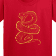thumbnail image 4 of Inktastic Striking Snake Youth T-Shirt, 4 of 5