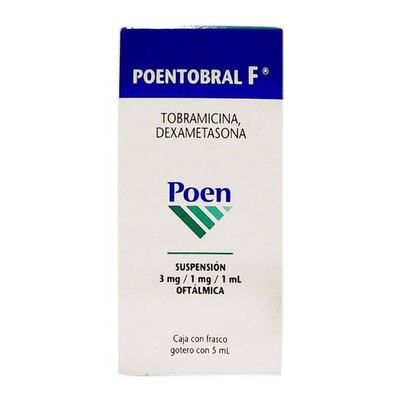 Poentobral F 3 mg/1 mg/1 ml suspensión oftálmica 5 ml