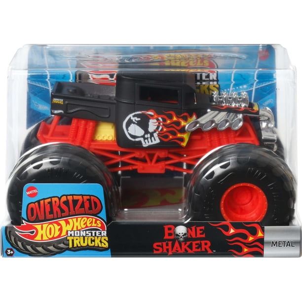 Camión de juguete Hot Wheels Monster Trucks 1:24 fundido a presión durante más de 3 años