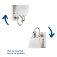 thumbnail image 5 of Preston Collection One-Light Brushed Nickel Coastal Bath and Vanity Light, 5 of 13
