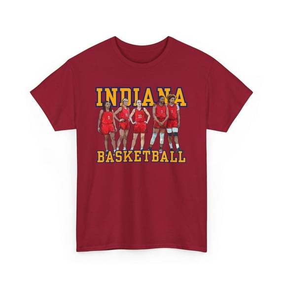 Indiana Caitlin Clark Women basketball Cartoon Unisex Heavy Cotton Tee