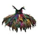 thumbnail image 4 of Pañuelo de plumas góticas para el hombro, disfraz para festivales, mujeres y hombres, carnavales. coloridofui, 4 of 9