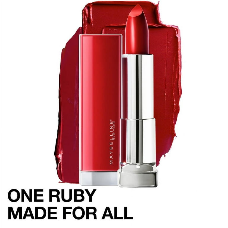 For Me Color Made Sensational Maybelline For Lipstick, Ruby All