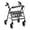 Santa Claus and Snowflakes, variant on HELLHERO Horse Halloween Gifts Rollator Seat Covers Rollator Walker Seat Covers Soft Waterproof and Cover Only for Seniors Men Women