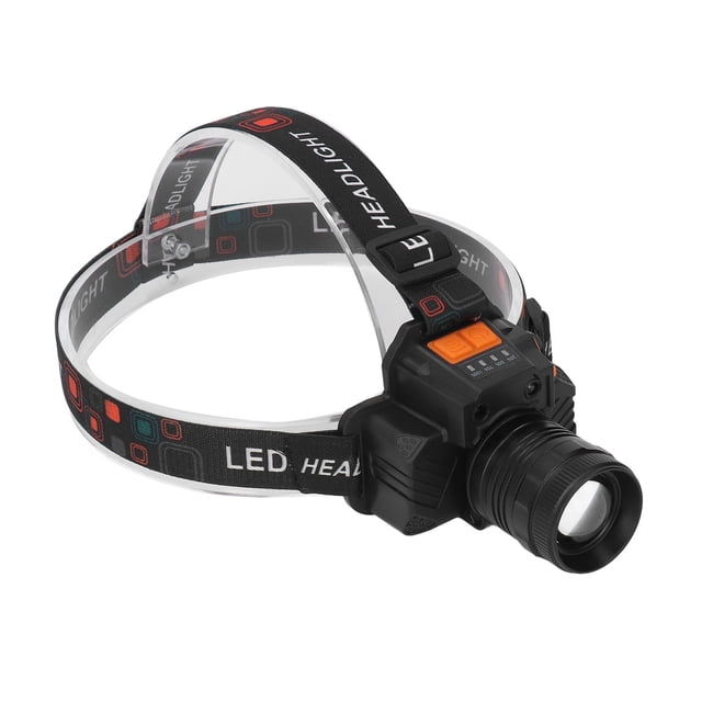 Lámpara de luz lámpara usb recargable 3 modos de luz lente led 1500 Lentineta de Cabeza para Pesca de Campamento de Emergencia