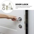 thumbnail image 4 of BRIGHTFUFU 1 Set Privacy Door Lock For Bathroom Stainless Steel Knob Lock Easy Install Security For Theft Design, 4 of 5