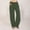 #Army Green, variant on DPTALR Women's Casual Loose Solid Cargo Pants High Waist Wide Leg with Drawstring Elastic Waist,White,Size XXL