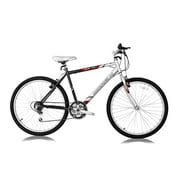 Wonder Wheels 26 In. Mtb 18 Speed Bicycle, Bike, Steel Frame Alloy Rims 36 H - Black