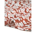 thumbnail image 2 of INSPIRE CHIC Women's Summer Boho Floral Print Off Shoulder Slit Long A-Line Dress S Dark Red, 2 of 5