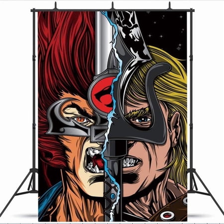 ThunderCats Birthday Party Supplies Banner Backdrop Background Taspestry Poster Wall Decor
