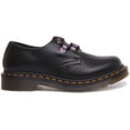 thumbnail image 2 of Dr Martens 1461 Iridescent Women's Lace Up Milled Nappa Leather Shoes In Black Size 6, 2 of 6