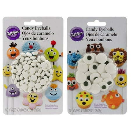 Wilton Candy Eyeballs Set, Small and Large
