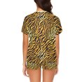 thumbnail image 2 of Pijama corto de mujer con estampado de tigre LKS302, 2 of 4