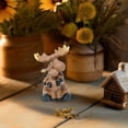 thumbnail image 3 of Mama Moose and Baby Figurine – Resin Wildlife Sculpture Showcasing a Mother’s Love –Tabletop Décor for Cabin, Lodge, or Home – Heartwarming Gift for Moms, Nature Enthusiasts, and Collectors, 3 of 9