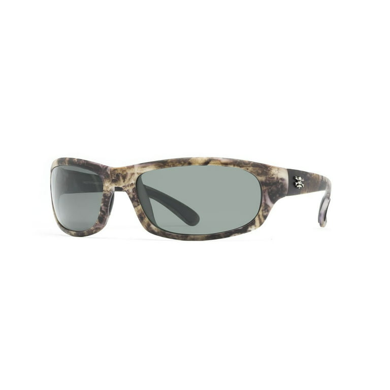 Calcutta Polarized Sunglasses Steelhead 2 SH2BM Black Frame Blue Mirror  Lens 