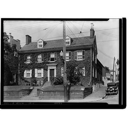 Historic Print, Edward T. Tatnall House, 1807 North Market Street, Wilmington, New Castle County, DE, 16" x 20"