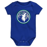 Newborn Outerstuff Blue Minnesota Timberwolves Primary Logo Bodysuit