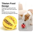 thumbnail image 5 of 2 pelotas de juguete para perros, pelota de goma para masticar, no tóxica, resistente a las mordeduras, pelota de juguete interactiva con rompecabezas para entrenar la inteligencia de perros pequeños, 5 of 5