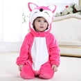 thumbnail image 5 of Disfraz de dinosaurio para niños pequeños Lindo disfraz de animal con capucha de Halloween - Zorro rosa 6-12 meses ACTIVE Biensenido a ACTIVE, 5 of 5