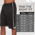 thumbnail image 5 of Pantalones cortos deportivos para hombre – Paquete de 4 pantalones cortos de baloncesto de secado rápido para hombre – Entrenamiento, gimnasio, correr, 5 of 5