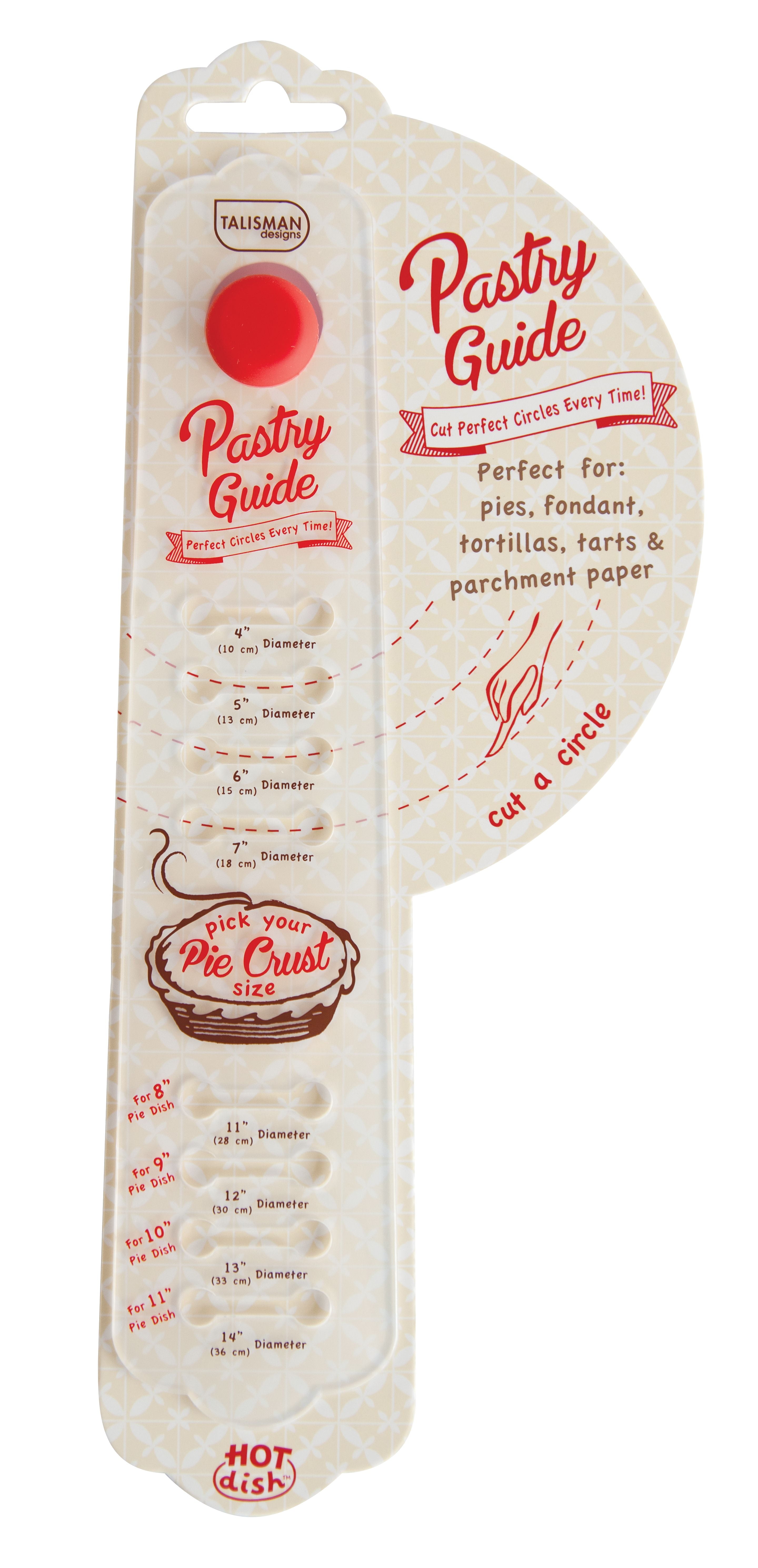 Talisman Designs Pastry Guide, Perfectly Round Pie Crust Every Time