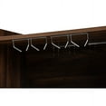 thumbnail image 6 of Baxton Studio Carrie Transitional Farmhouse Walnut Brown Finished Wood Wine Storage Cabinet, 6 of 7