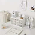 thumbnail image 4 of Pretty Comy 9 Grids Desktop Storage Box Jewelry Drawer Dust-proof Plastic Cosmetic Earrings Makeup Container Organizer, 4 of 6