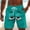 Light Blue, variant on Mens Swim Trunks Board Shorts Funny Cartoon Face Print Swimming Trunks Quick Dry Beach Shorts Casual Summer Shorts
