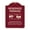 Burgundy, variant on 18 x 24 in. Designer Series Sign - Reserved Parking Unauthorized Vehicles Will Be Towed Away At Owner Expense with Graphic, Burgundy