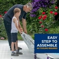 thumbnail image 6 of SereneLife Rectangle Above Ground Pool Set, Steel Frame, Outdoor Family Swimming Pool W/ Ladder, 6 of 8