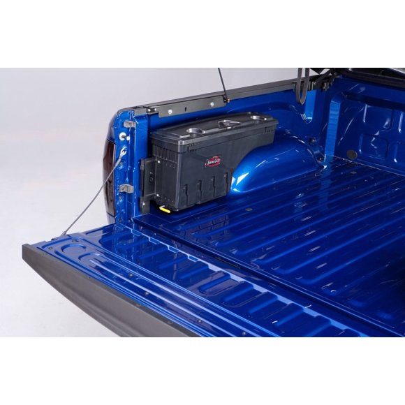 UnderCover Tool Box SC300P Swing Case; Right Side Wheel-Well; Single Lid; Textured; Black; Hard Plastic