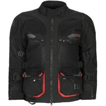 Tourmaster Ridgecrest Mens Adventure Motorcycle Touring Jacket Black 3XL Tall