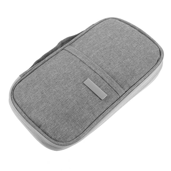 OATIPHO Document Bag and Cards Holder Wallet in Grey for Convenient Home Travel Storage