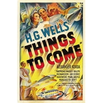Things To Come Movie Poster 24x36 Art Poster 24x36 Multi-Color Square Adults Best Posters