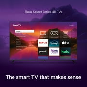 Roku Smart TV – 50-Inch Select Series 4K HDR Roku TV with Roku Enhanced Voice Remote, Brilliant 4K Picture, Automatic Brightness, Seamless Streaming